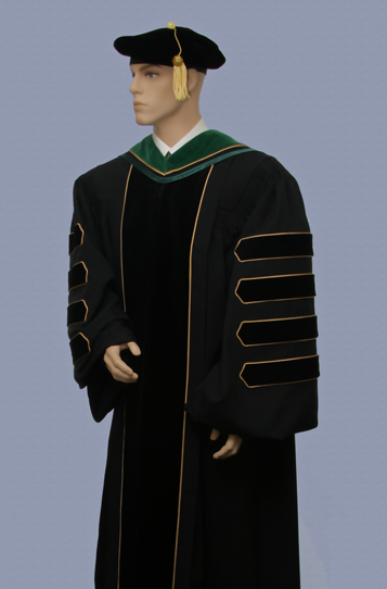 university custom gown